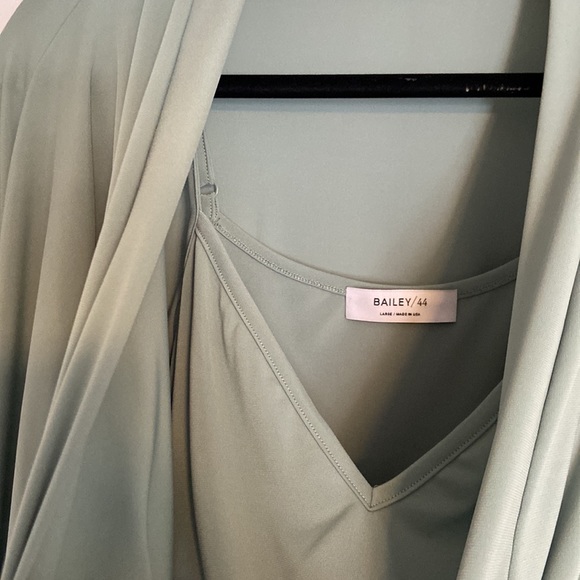 Bailey 44 Kellie Tie-Front Minidress in Basil (Size Large) New with tags - Picture 5 of 6